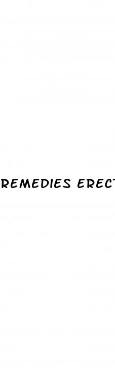 remedies erectile dysfunction