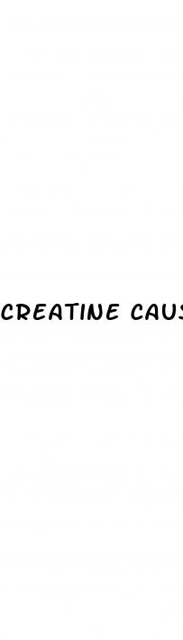 creatine cause erectile dysfunction