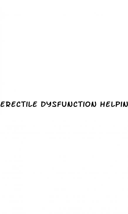 erectile dysfunction helping your partner