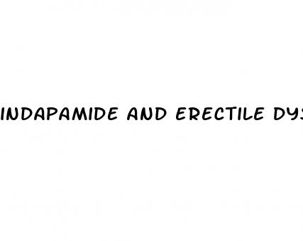 indapamide and erectile dysfunction