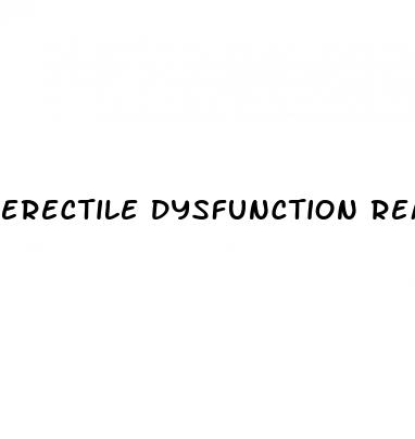 erectile dysfunction remedies