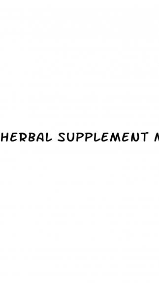 herbal supplement male enhancement