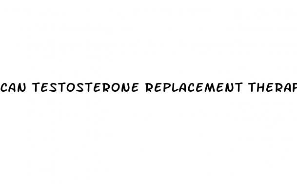 can testosterone replacement therapy cause erectile dysfunction