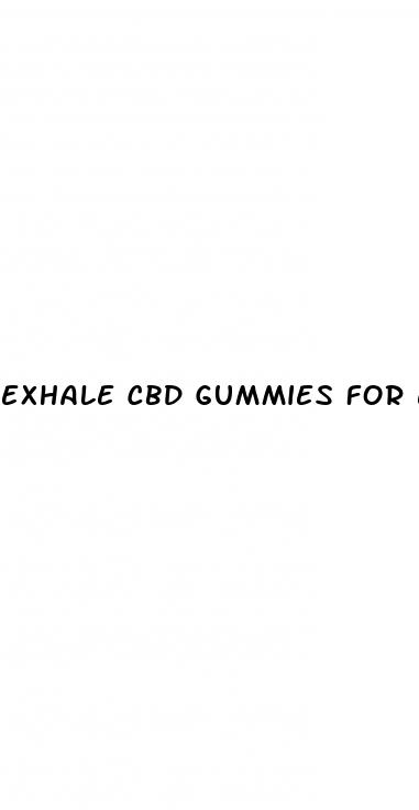 exhale cbd gummies for ed