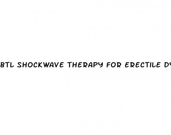 btl shockwave therapy for erectile dysfunction