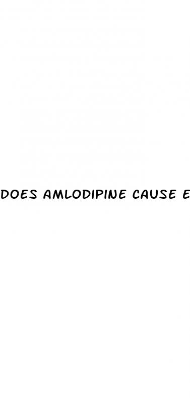 does amlodipine cause erectile dysfunction