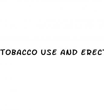 tobacco use and erectile dysfunction