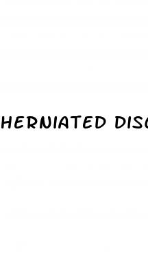 herniated disc causing erectile dysfunction