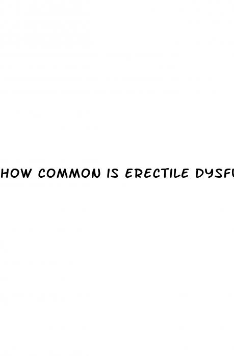 how common is erectile dysfunction in 20s