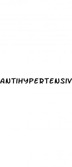 antihypertensive that causes erectile dysfunction