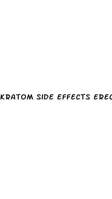 kratom side effects erectile dysfunction