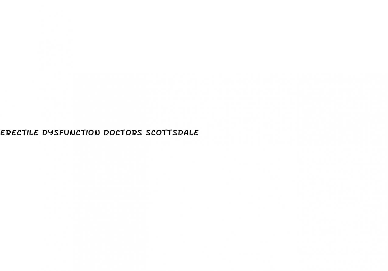 erectile dysfunction doctors scottsdale