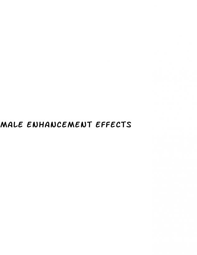 male enhancement effects