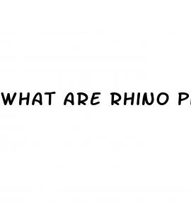 what are rhino pills made for