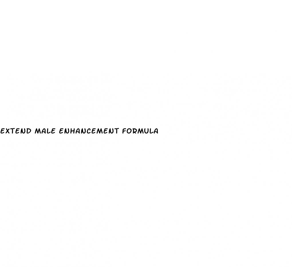 extend male enhancement formula