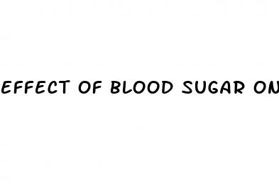 effect of blood sugar on erectile dysfunction