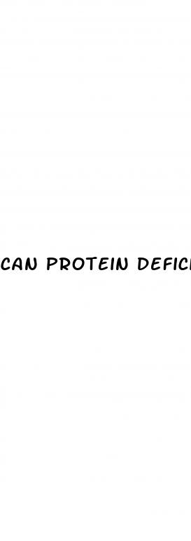 can protein deficiency cause erectile dysfunction