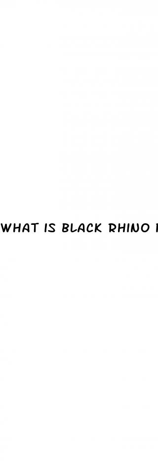 what is black rhino pill