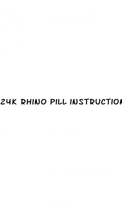 24k rhino pill instructions