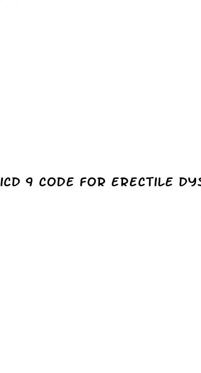 icd 9 code for erectile dysfunction