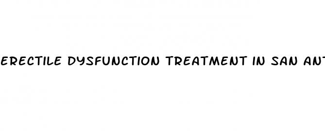 erectile dysfunction treatment in san antonio