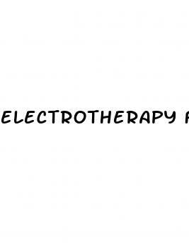 electrotherapy for erectile dysfunction