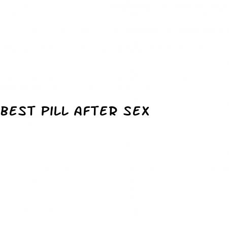 best pill after sex