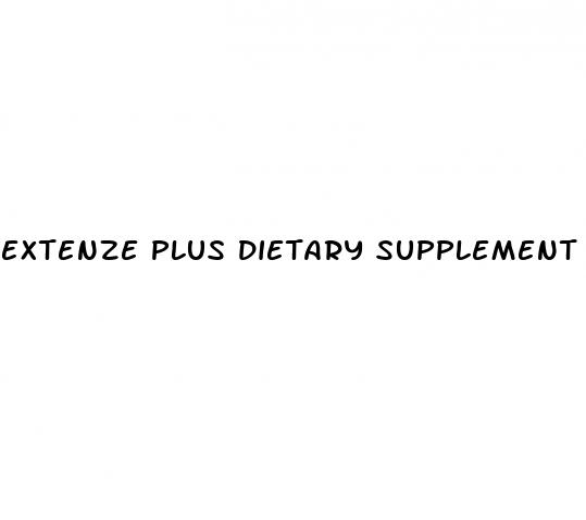 extenze plus dietary supplement male enhancement details