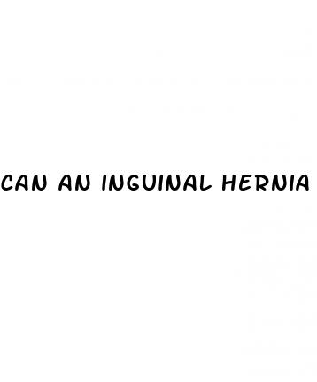 can an inguinal hernia cause erectile dysfunction