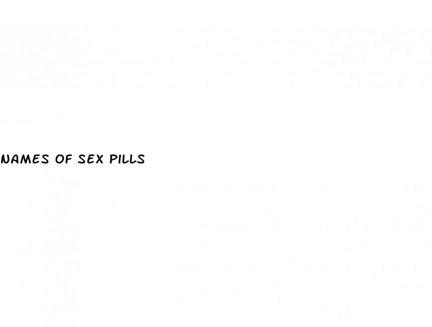 names of sex pills