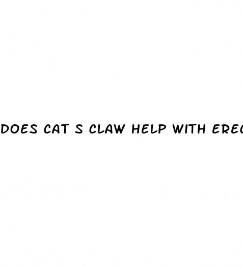 does cat s claw help with erectile dysfunction