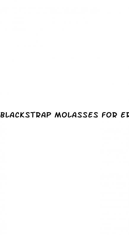 blackstrap molasses for erectile dysfunction