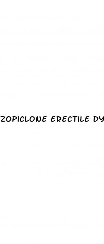 zopiclone erectile dysfunction