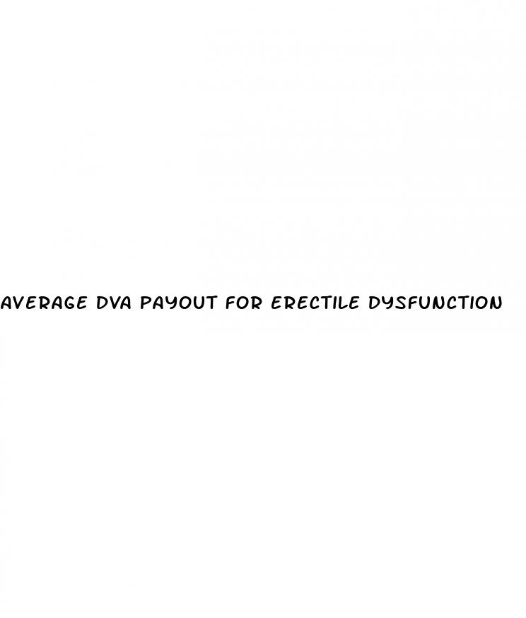 average dva payout for erectile dysfunction