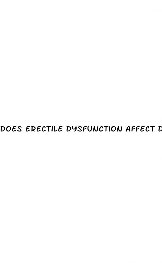 does erectile dysfunction affect desire