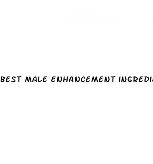 best male enhancement ingredients