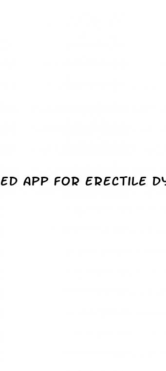 ed app for erectile dysfunction