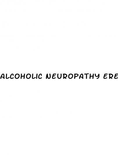 alcoholic neuropathy erectile dysfunction