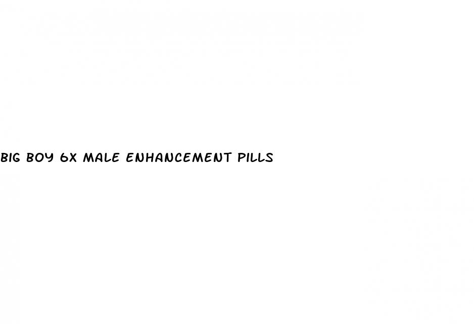 big boy 6x male enhancement pills