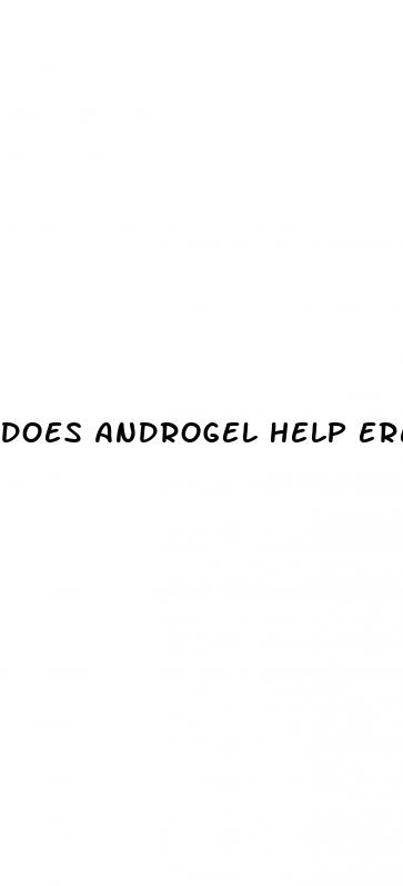 does androgel help erectile dysfunction