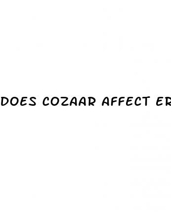 does cozaar affect erectile dysfunction