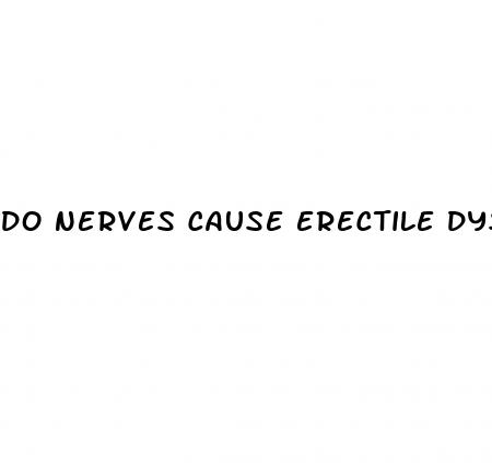 do nerves cause erectile dysfunction