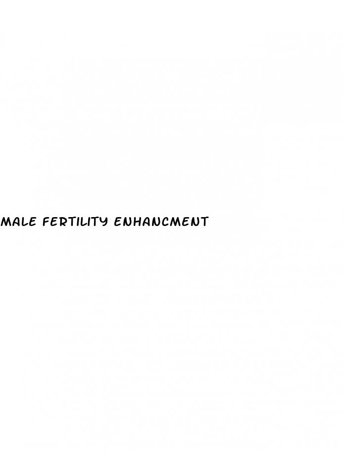 male fertility enhancment