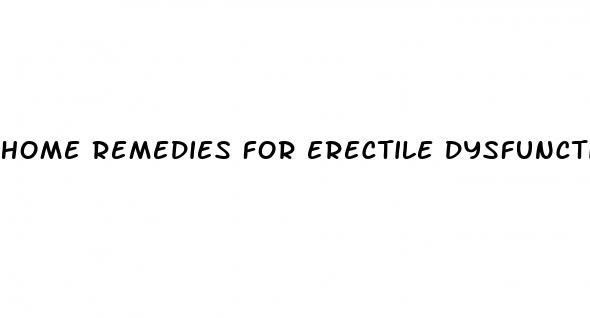 home remedies for erectile dysfunction due to diabetes