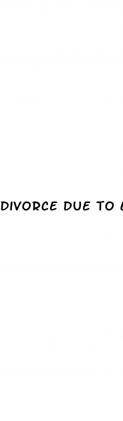 divorce due to erectile dysfunction