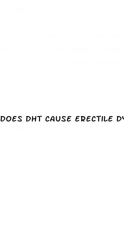 does dht cause erectile dysfunction