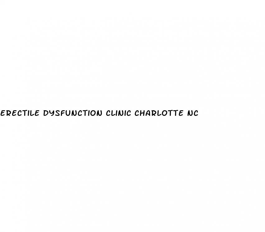 erectile dysfunction clinic charlotte nc