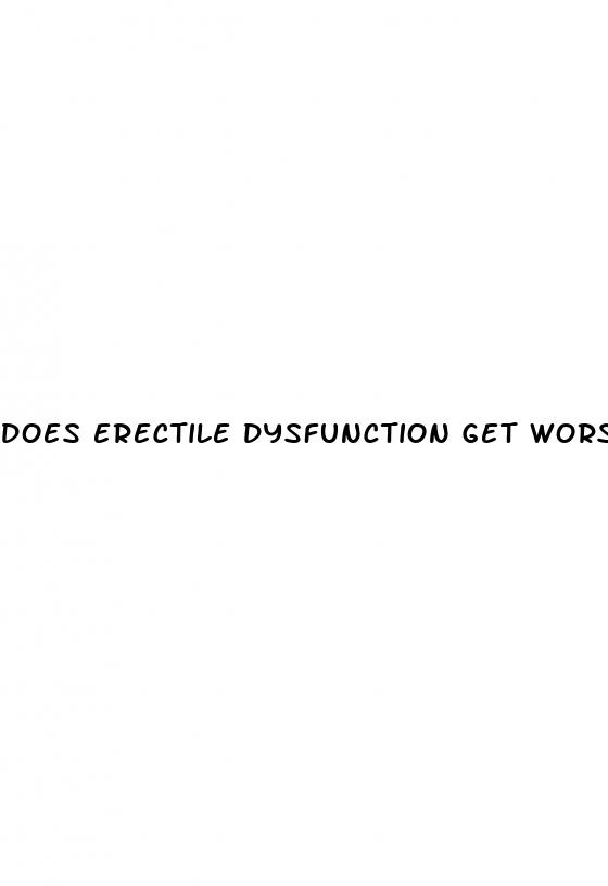 does erectile dysfunction get worse over time