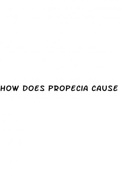 how does propecia cause erectile dysfunction