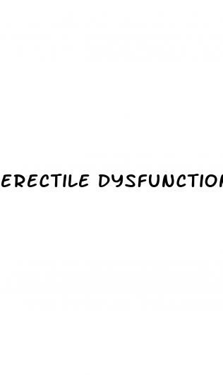 erectile dysfunction after bypass surgery